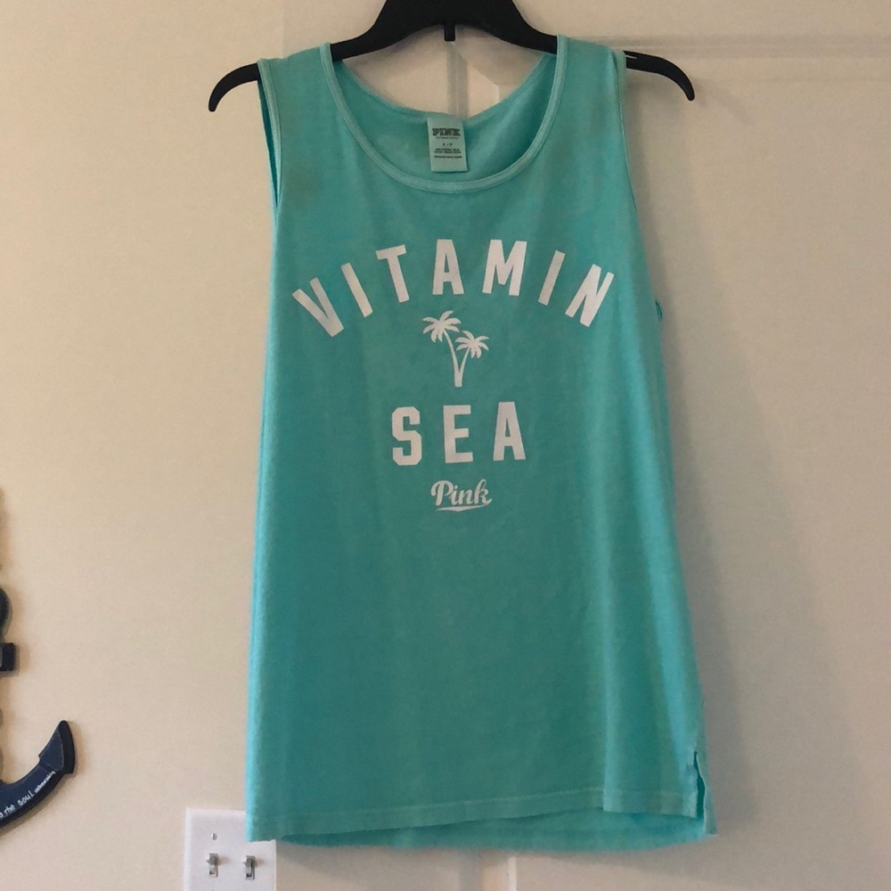 Pink summer tank top